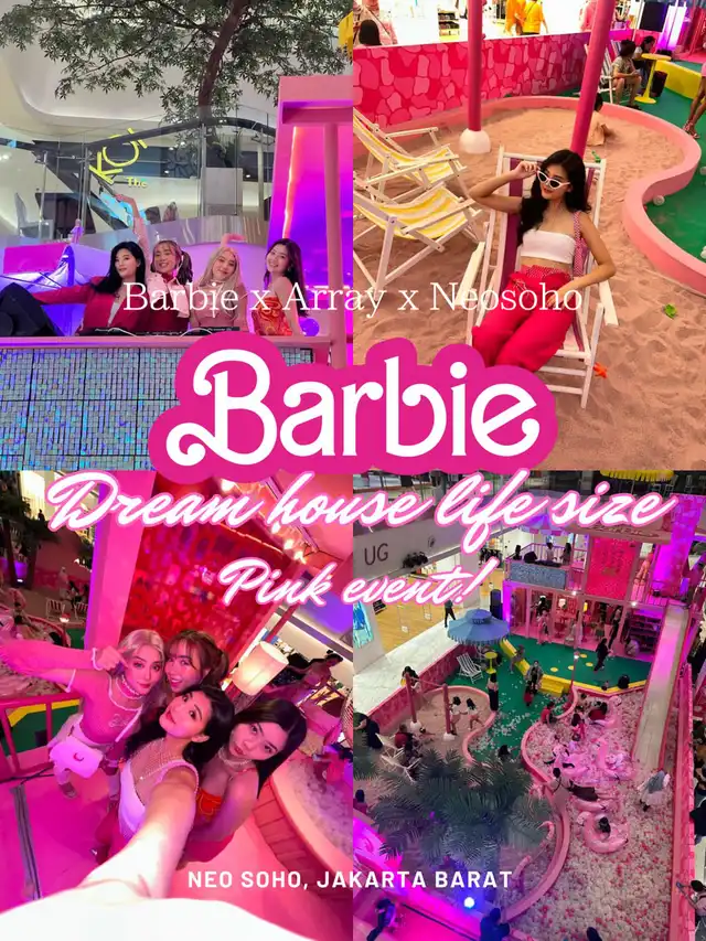 Barbie dream house life size pink event!
