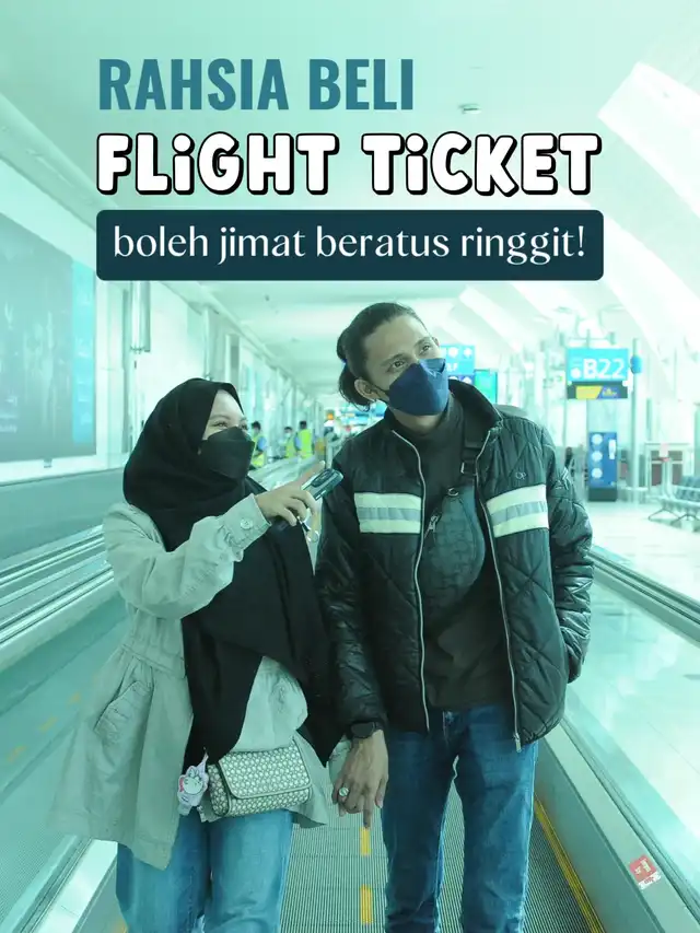 RAHSIA HUNTING FLIGHT TICKET JIMAT BERATUS RINGGIT