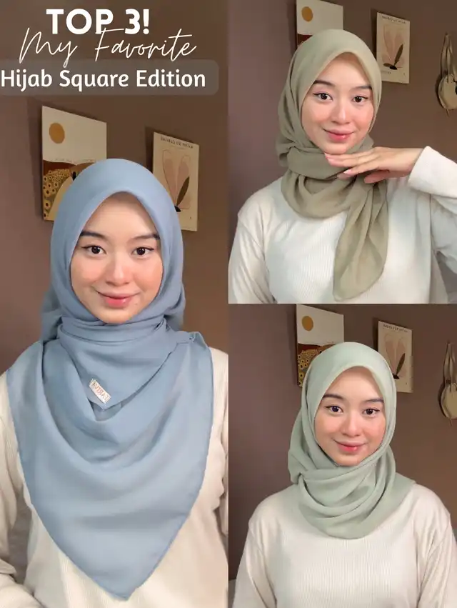 top3 my favorite hijab square edition