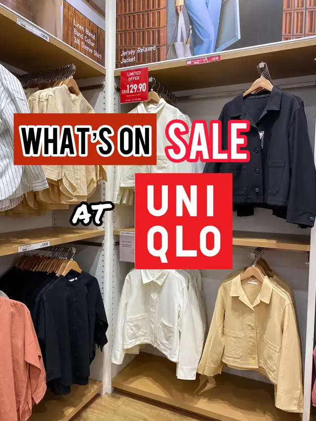 What’s on SALE at UNIQLO ?!