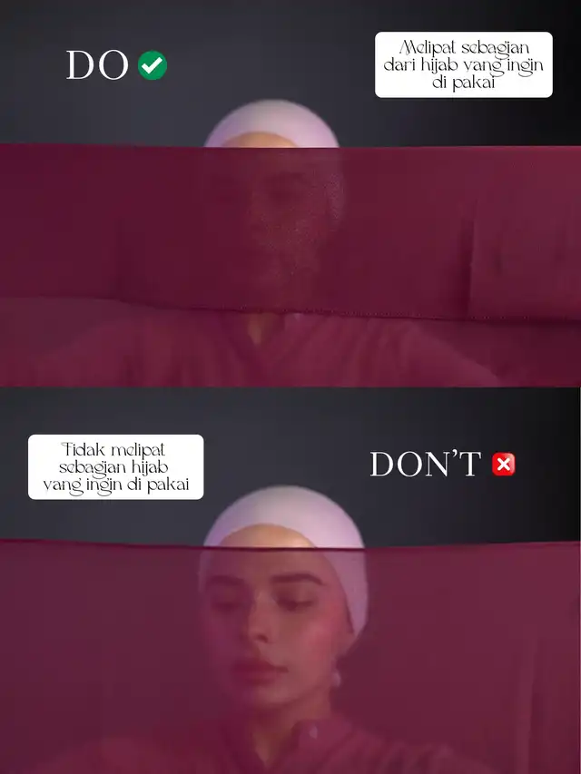 DO & DONT’S HIJAB FOR ROUND FACE