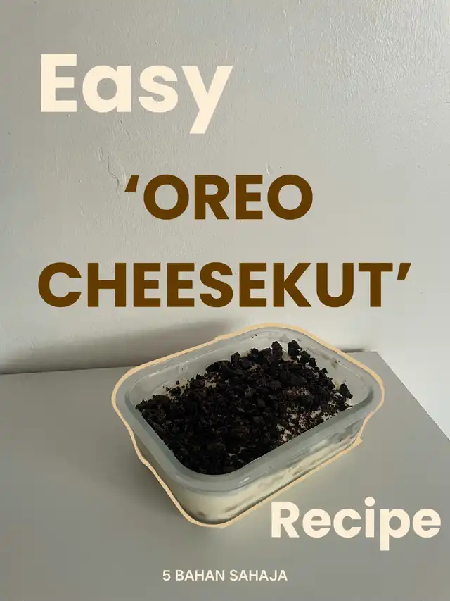 Easy oreo cheesekut recipe