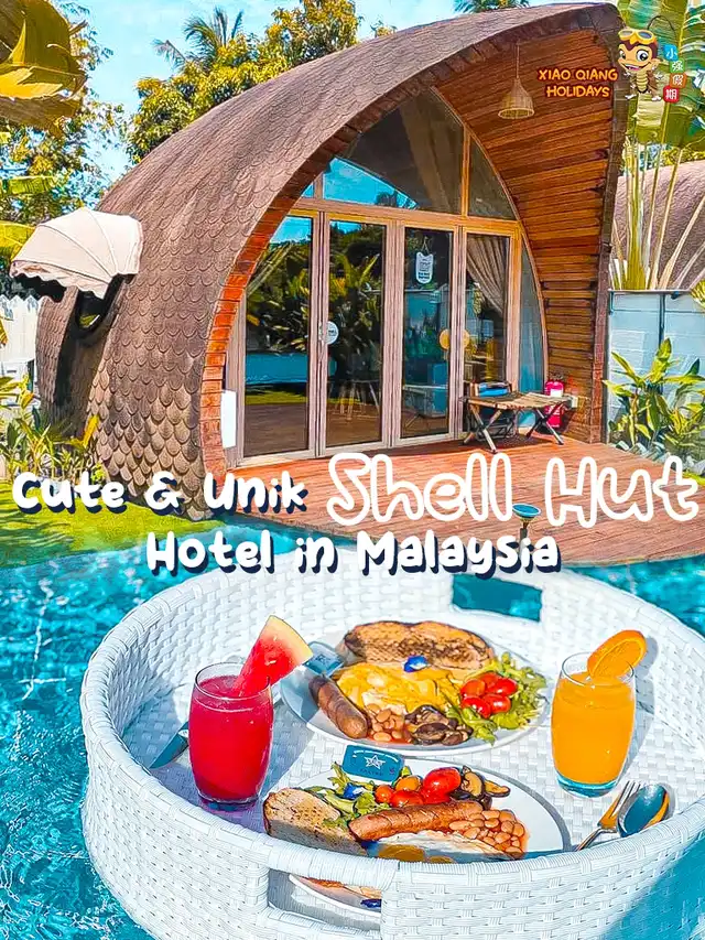 Cute & Unik Shell Hut Hotel in Malaysia