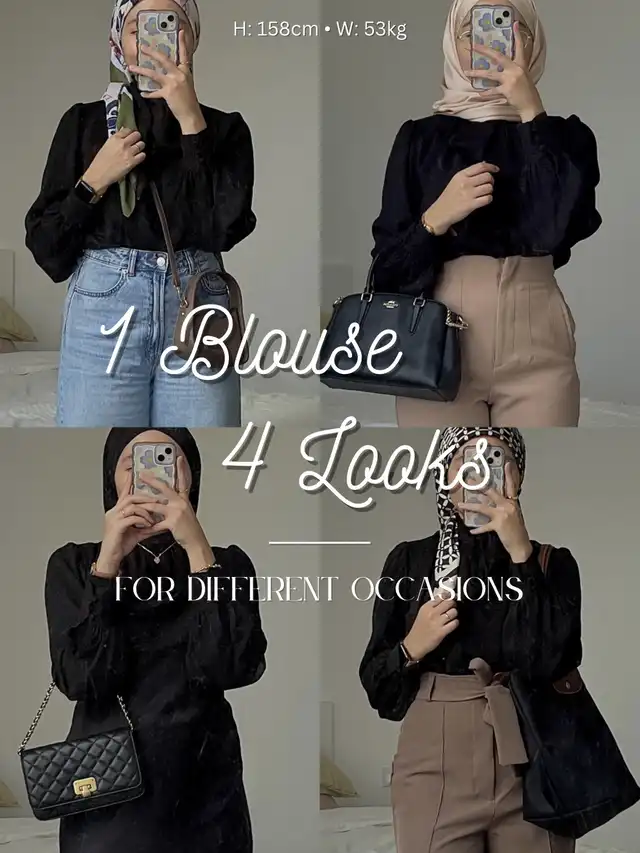 LOOKBOOK | 4 Ways to Style a Blouse
