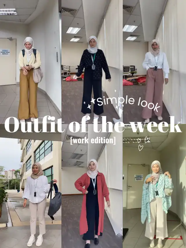 Outfit of the week | Work Edition (Simple Ideas)