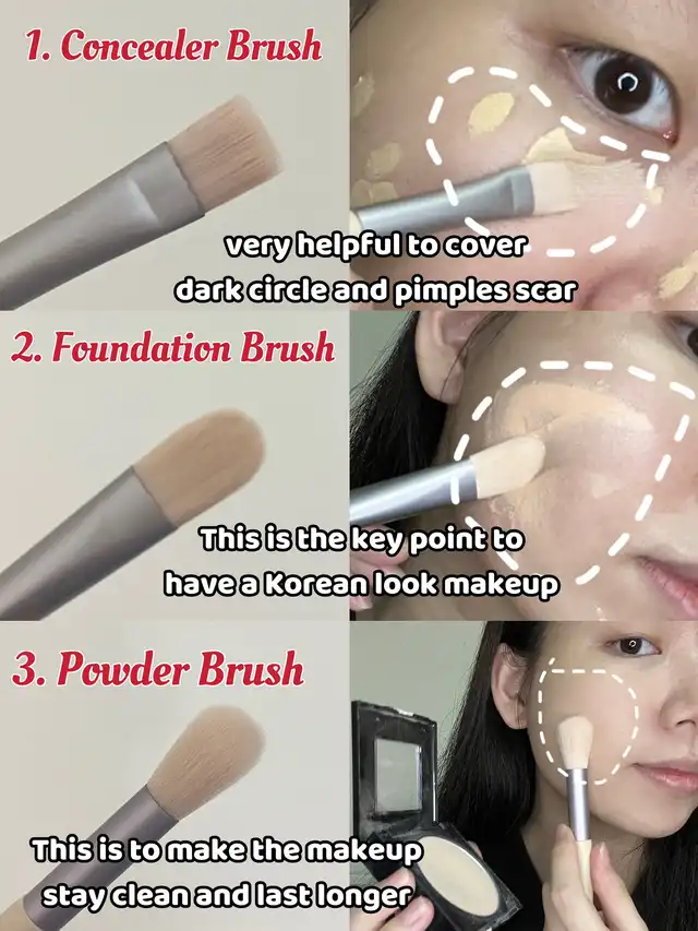 How to use Brushes for full makeup! Simple