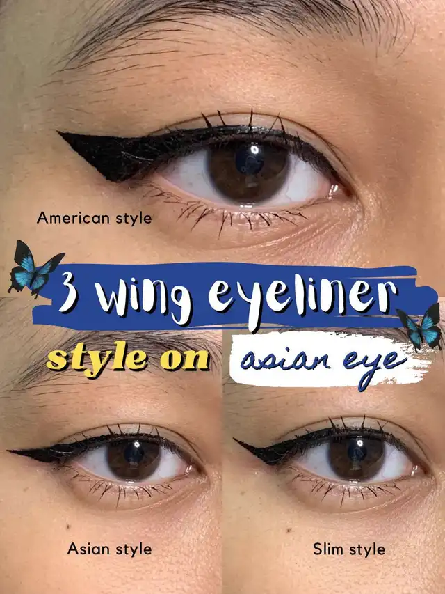 3 types wing eyeliners u need to know